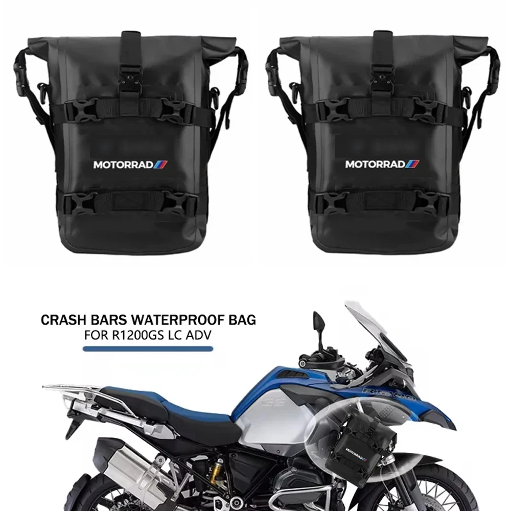 Para BMW R1250GS R1200GS F750GS F850GS marco barra de choque bolsas impermeables accesorios de parachoques bolsa de viaje de colocación de herramientas ADV Adventure