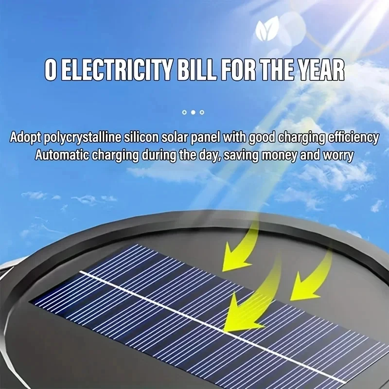 Foco recargable, linterna de caza portátil de 1000.000 lúmenes, foco Led con luz Cob y paneles solares para acampar