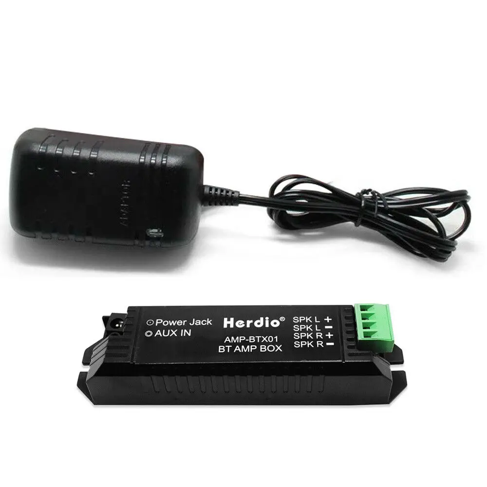 Herdio amplificadores de potencia para el hogar Audio Bluetooth Aux Mini amplificador para pared de baño altavoces de música de techo 12V3A enchufe UE/EE. UU./REINO UNIDO/AU