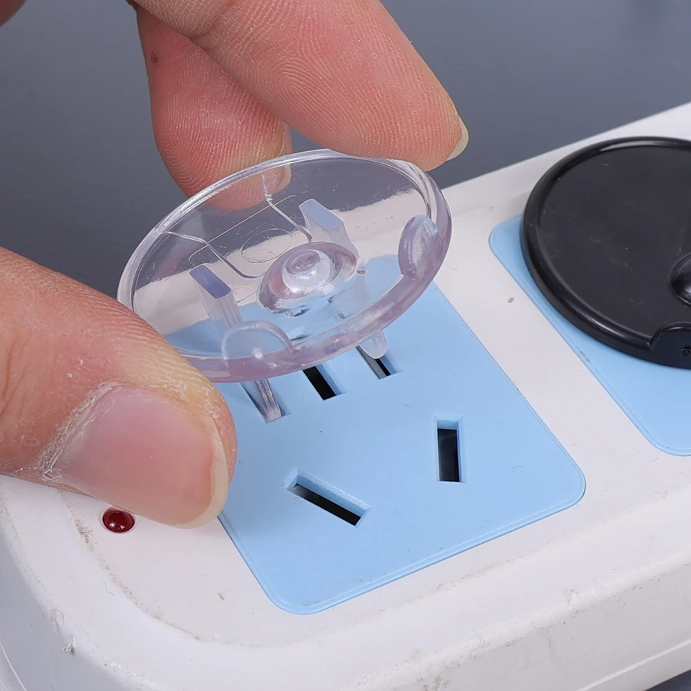 10pcs American Standard Power Outlet Cover Protective Electrical Safety Socket Baby Safe Guard Anti Electric Shock Protectors