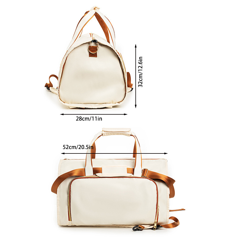 Faltbare Gepäcktasche, tragbare Reise-Kleidertaschen, große Kapazität, Seesack, erweiterbare Kleidungsaufbewahrung, Rucksäcke, Umhängetasche