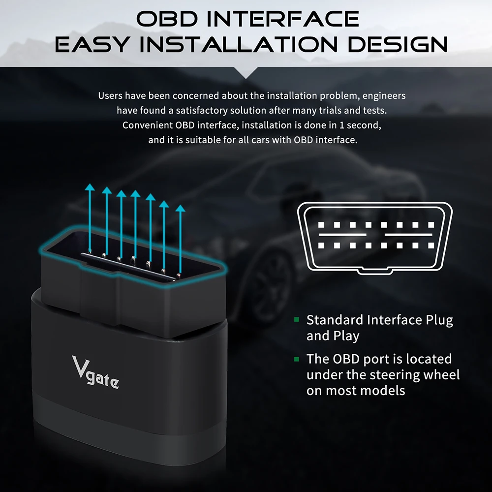 Vgate icar pro 2s obd2 diagnose tool elm327 bluetooth 5,3 auto scanner unterstützung android/ios v5.0 auto scanner