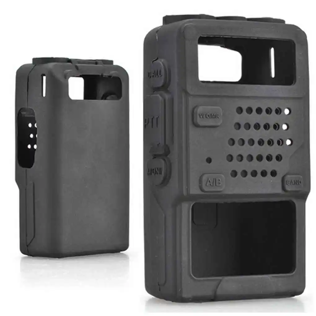 Funda protectora de silicona suave para Walkie Talkie, 5 colores, para Baofeng UV-5R UV-5RA UV-5R Plus UV-5RE UV-5RC F8