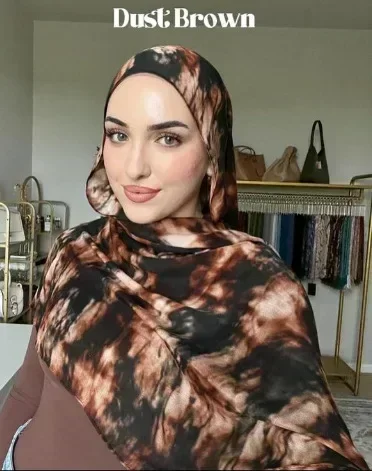Nova chegada aquarela floral impresso respirável leve algodão macio rayon viscose tecido muçulmano xale hijab cachecol