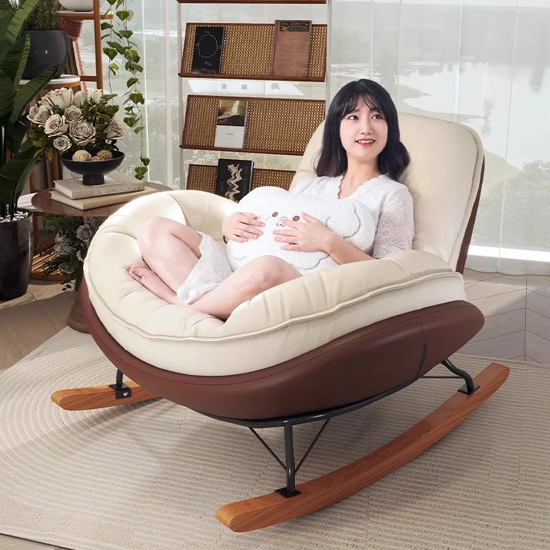ห้องนั่งเล่นขี้เกียจโซฟาเก้าอี้โยกสามารถนอนลงหรือนอนในห้องนอนเดี่ยวเก้าอี้เลานจ์บ้านระเบียงเก้าอี้พักผ่อนเก้าอี้ Tatami