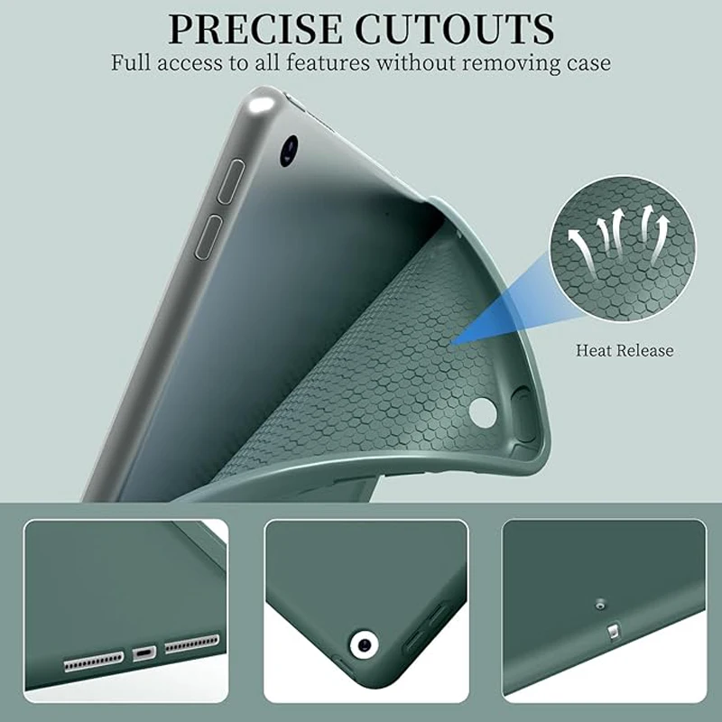 Funda inteligente para iPad 7, 8, 9, a generación 10,2 iPad Air 11 11th 11 pro 11 12,9 13 M4 M5 2 3 4 9,7 Funda iPad Air 5 4 10th 10,9 Funda