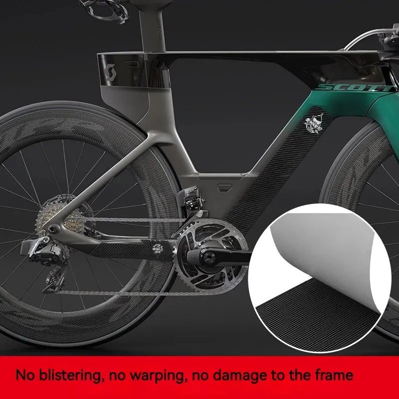 ENLEE 自転車フレーム保護ステッカー MTB 取り外し可能な自転車ダウンチューブアンチスクラッチステッカーテーププロテクターサイクリングアクセサリー