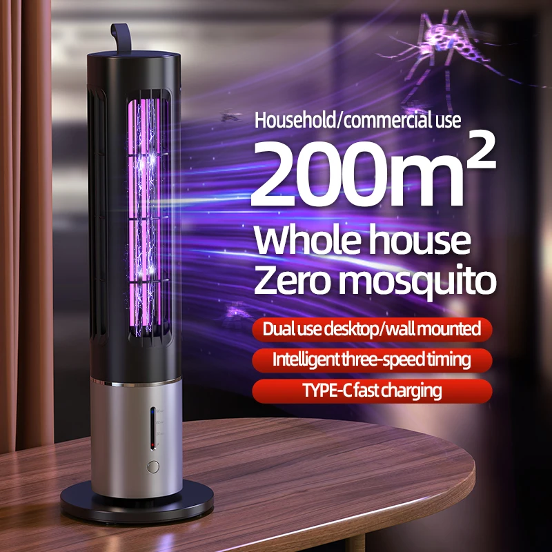 USB ชาร์จยุง Killer โคมไฟไฟฟ้า Shock Anti เครื่องดักยุงกันน้ํากลางแจ้ง Bug Zapper Pest Control สําหรับ Home