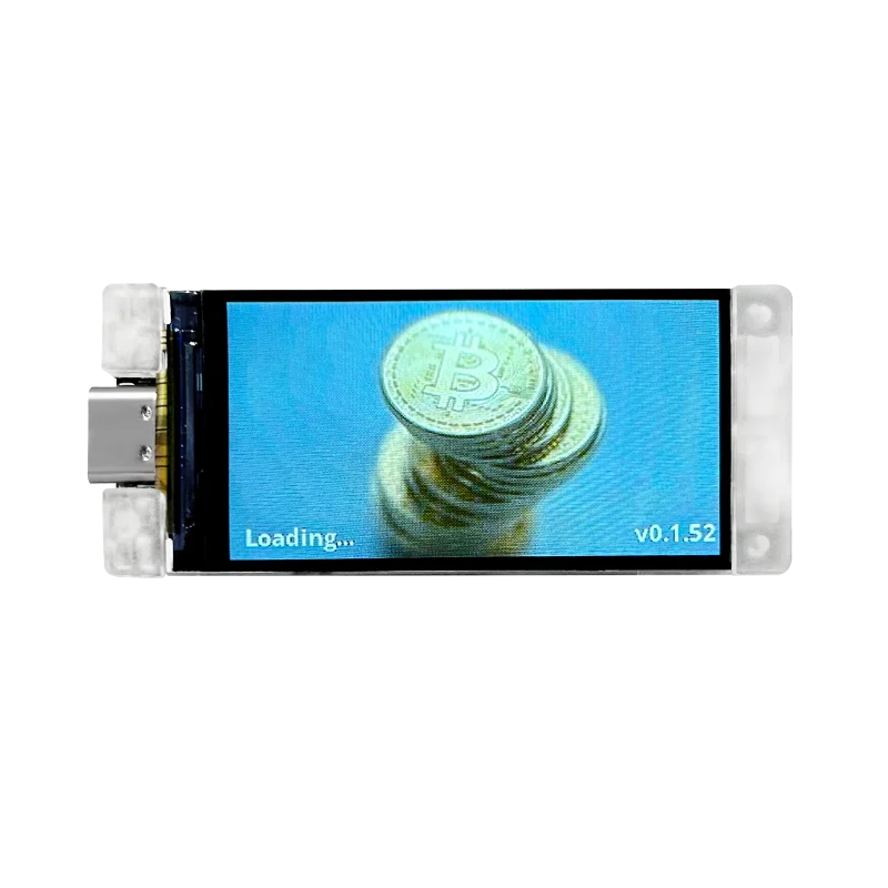 New Nerd Miner v2 ESP32 Crypto Solo Lottery 117KH/s Heltec Vision Master T190 Win BTC with Low Power Consumption WiFi Connection