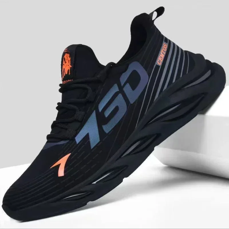 Scarpe da ginnastica casual alla moda da uomo Scarpe da corsa traspiranti Scarpe da tennis da allenamento per passeggiate all'aperto Leggere e confortevoli
