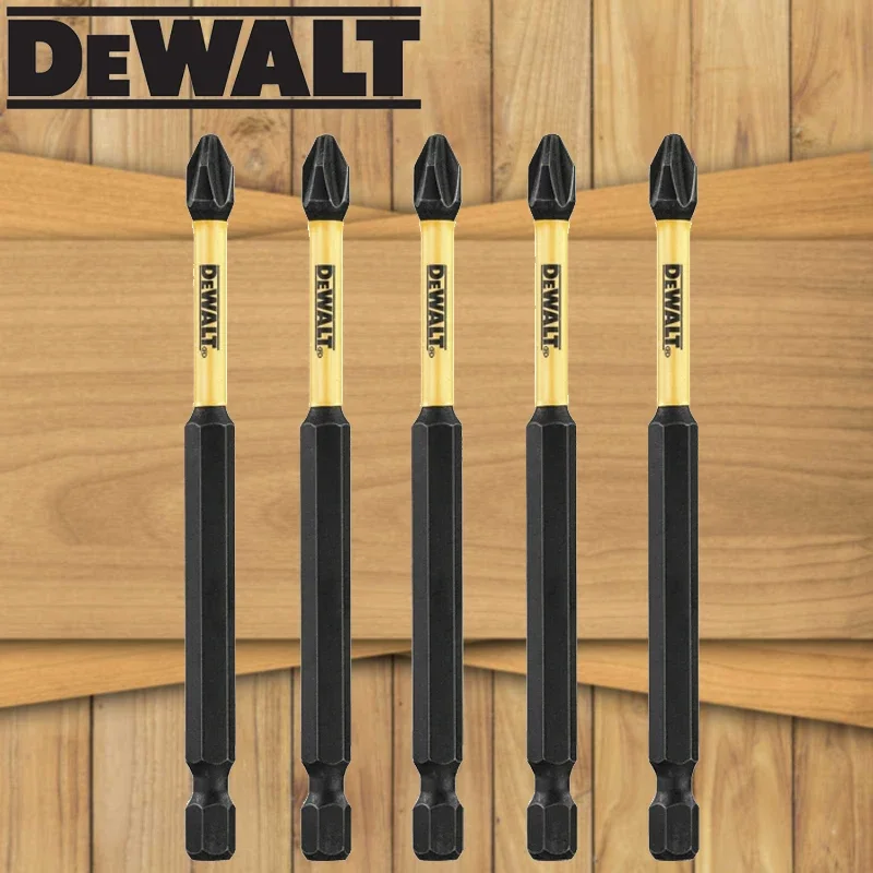 DEWALT Original 89MM Bits PH2 aleación dura de acero de alta velocidad para taladro eléctrico llave destornillador taladros de Metal 5 uds