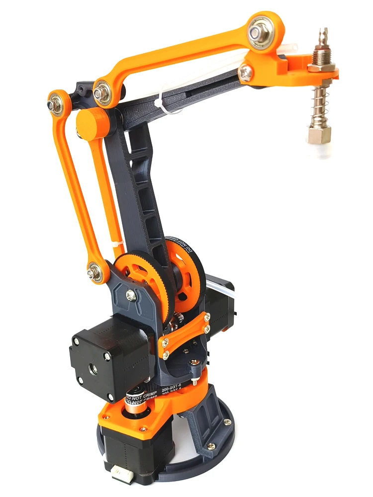 4-Achsen-Schrittroboterarm, hochpräziser 3D-Druckarm für Arduino, CNC-Treiberroboter, DIY-Kit mit Saugnapf, programmierbarer Roboter