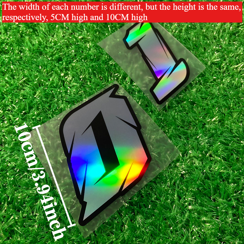 Adesivos para motocicleta com número laser, à prova d'água, tanque de combustível, scooter elétrica, decoração de bicicleta, decalques de vinil duráveis, 1 peça