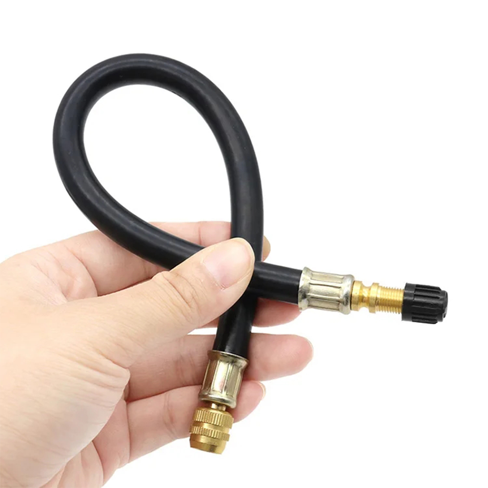 1Piece Truck Valve Extension Flexible Bus Tire Valve Extension Rubber Tyre Valve Stem Extender Tire Nipple Adaptor