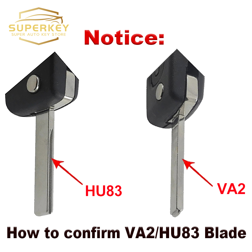 SUPERKEY флип-чехол для дистанционного ключа автомобиля для Citroen C2 C3 C4 C5 C6 Xsara Berlingo для Peugeot 207 307 308 407 607 807 HU83 VA2