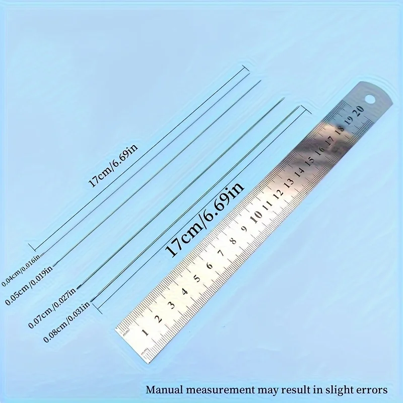 2 pc Stainless Steel Needle With Opening Side For Threading Beads AndStrings, DlY Beads Threading Tool  Jewelry Making