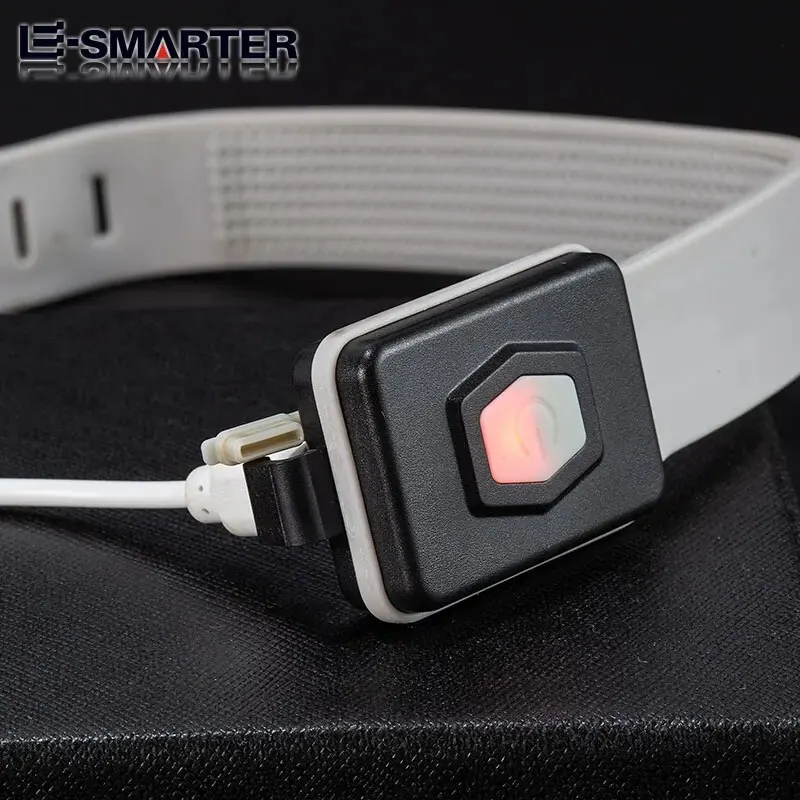 Lampada da polso da corsa notturna a LED Mini lampada da braccio portatile COB 500LM Lanterna di avvertimento di sicurezza ricaricabile per ciclismo da campeggio all'aperto