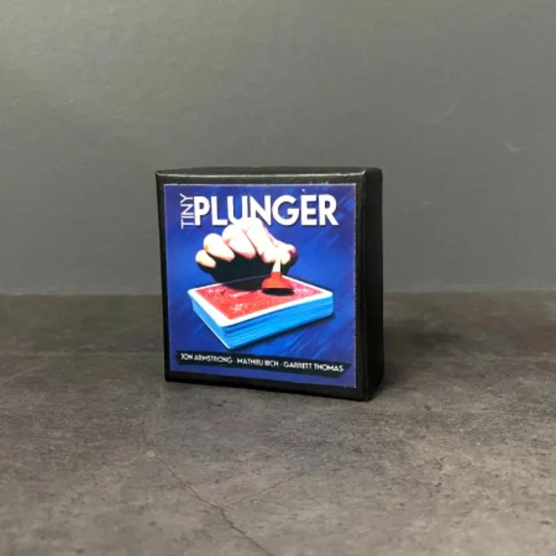 Tiny Plunger Jon Armstrong Gimmciks Magic Tricks Magician Close Up Illusions Props Mentalism Unsuspecting Little Magia Props Fun