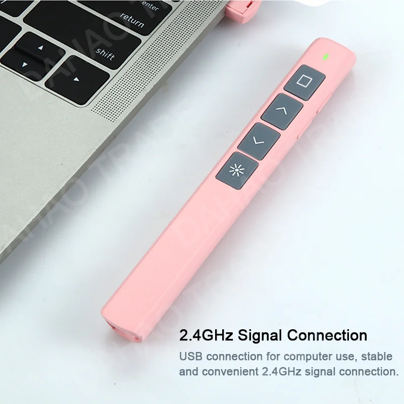 2.4GHz Wireless Remote Control USB Receiver Projector Page Report Turning Pen For PPT Powerpoint Presentation Remote Paging Pen