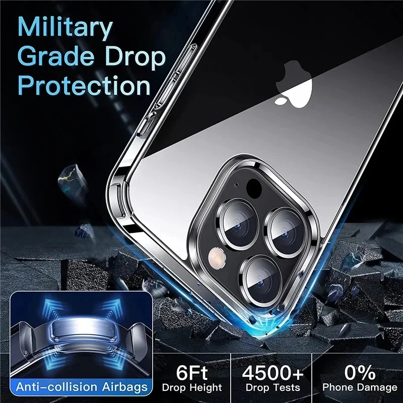 Funda de silicona ultrafina para iPhone 15 14 13 12 Mini 11 Pro XS Max XR X 7 8 6 S Plus 6 SE 2020 2022, funda trasera suave transparente