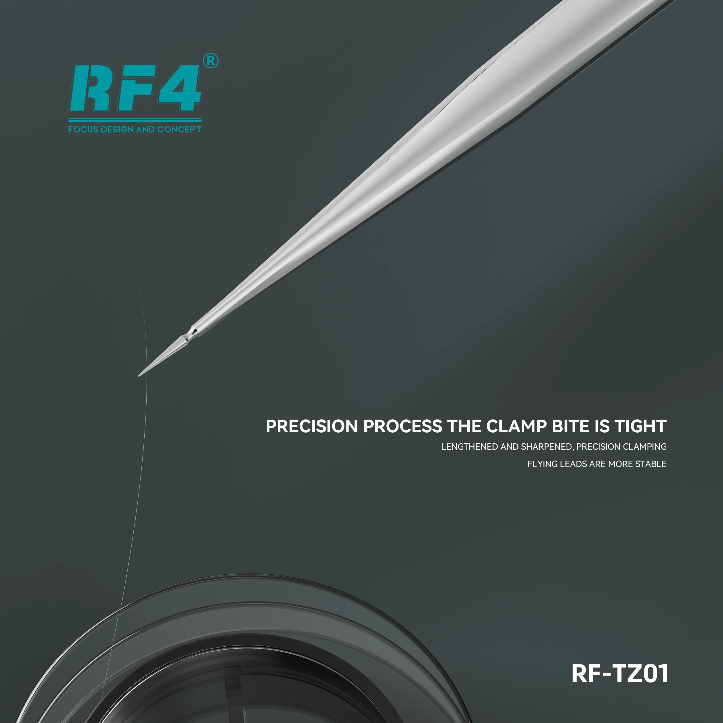 RF4 RF-TZ01 New Ultra Sharp Tweezers for High Precision Mobile Phone Repair Flying Wire Special Ultra Sharp Ultra Stable Tweezer