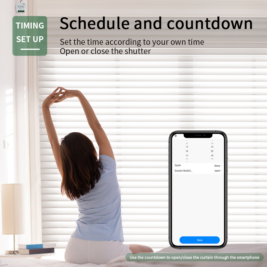 Tuya-controladores de interruptor de cortina inteligente, WiFi, persianas enrollables, Motor de persiana, aplicación remota Smart Life, Control por voz Alexa y Google Home