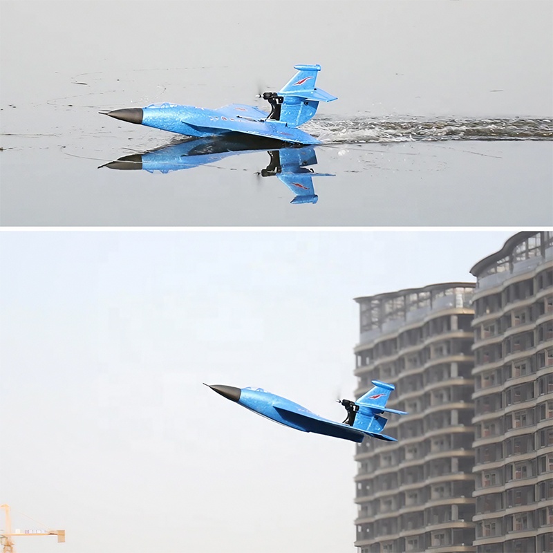 Avião de controle remoto rtf, longo alcance, 2000m, sem escova, com equilíbrio inteligente, resistente a choques, corpo de espuma epp, luz led