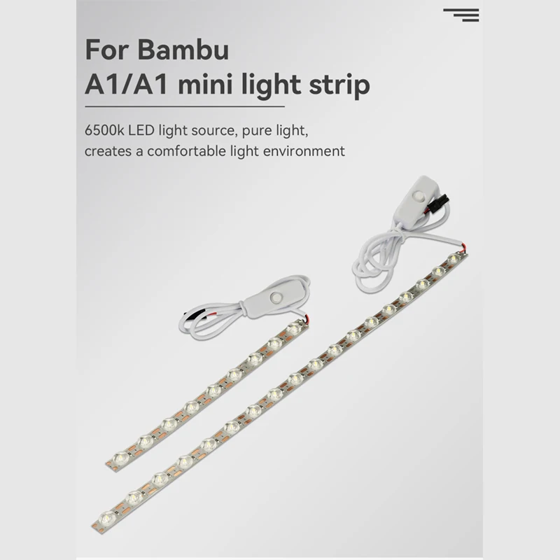 High temperature resistance  For Bambu Lab A1 light bambu lab a1 mini zubehör led light bambulab a1 mini led 3d printer parts