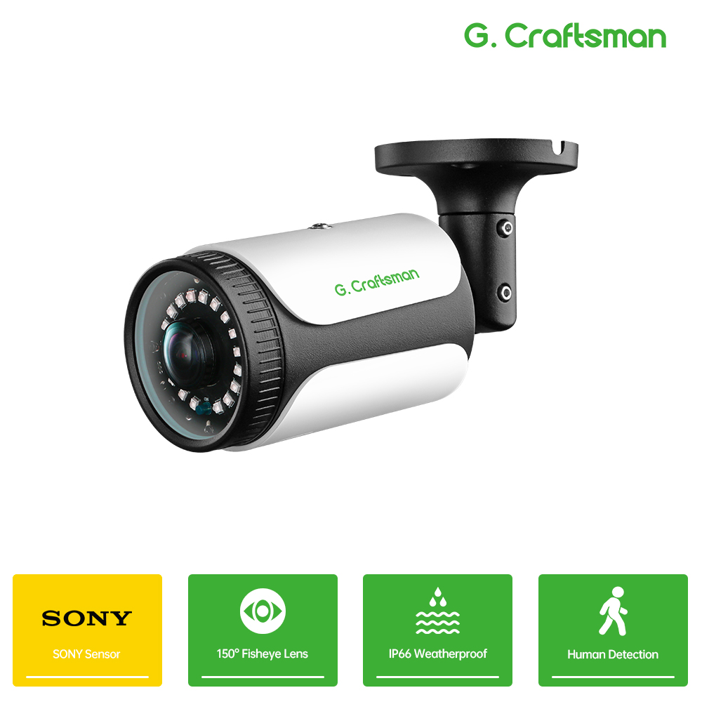 GC Q AI, супер широкий угол, POE, IP-камера 5-мегапиксельная, CCTV видео, ИК ночное видение, безопасность наблюдения, офис/магазин, G.Craftsman