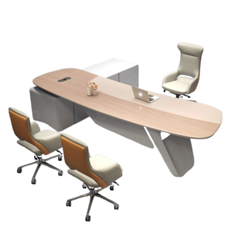 Chefe mesa de escritório executiva combinação de canto minimalista mesas de computador de madeira leitura recepção escritorio móveis de escritório