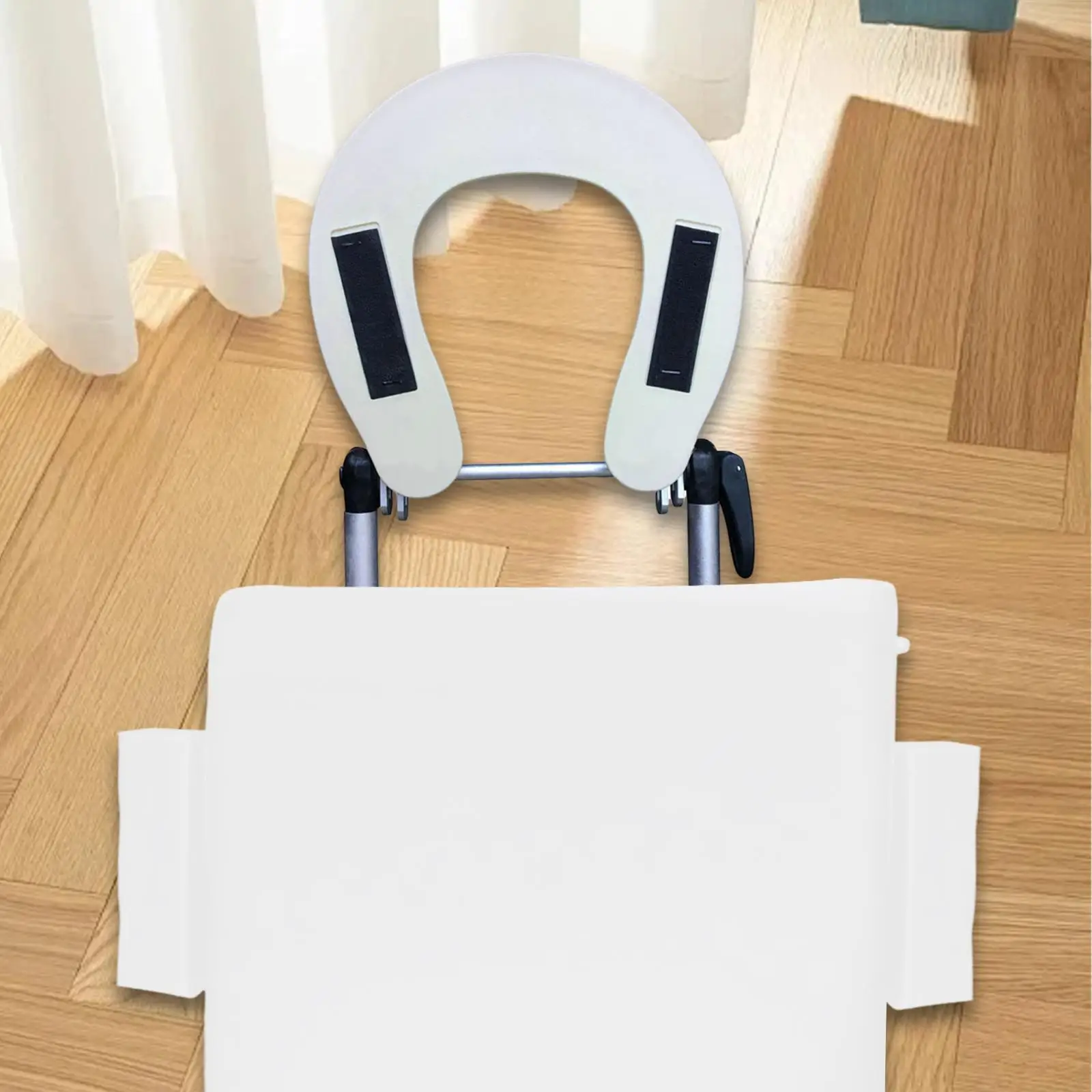 Mesa de masaje, cuna facial, accesorios ajustables profesionales, cómodo soporte de aluminio para espacio facial, soporte para reposacabezas de cama de masaje