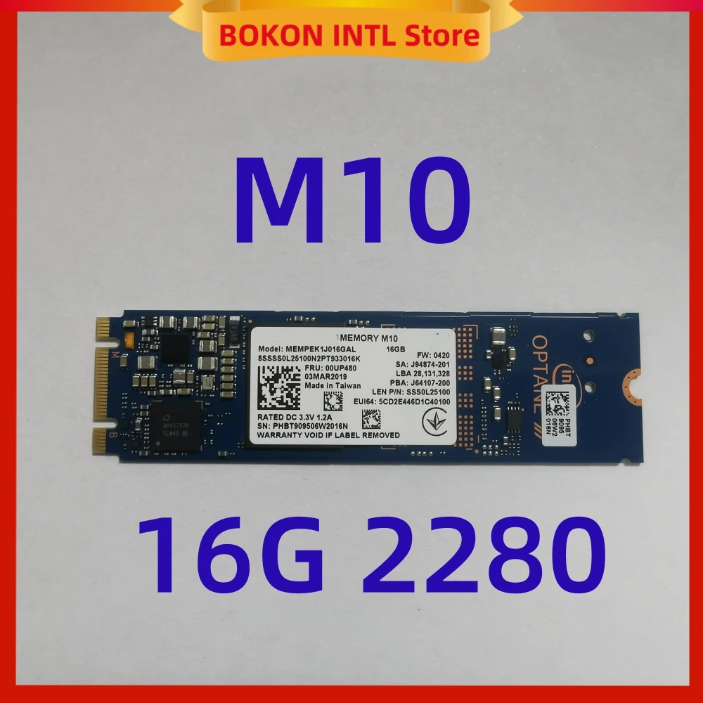 Unità a stato solido interna originale M10 16G M.2 NVME 2242 2280 SSD lettura/scrittura rapida compatibile con laptop M.2 SSD HDD per Opta