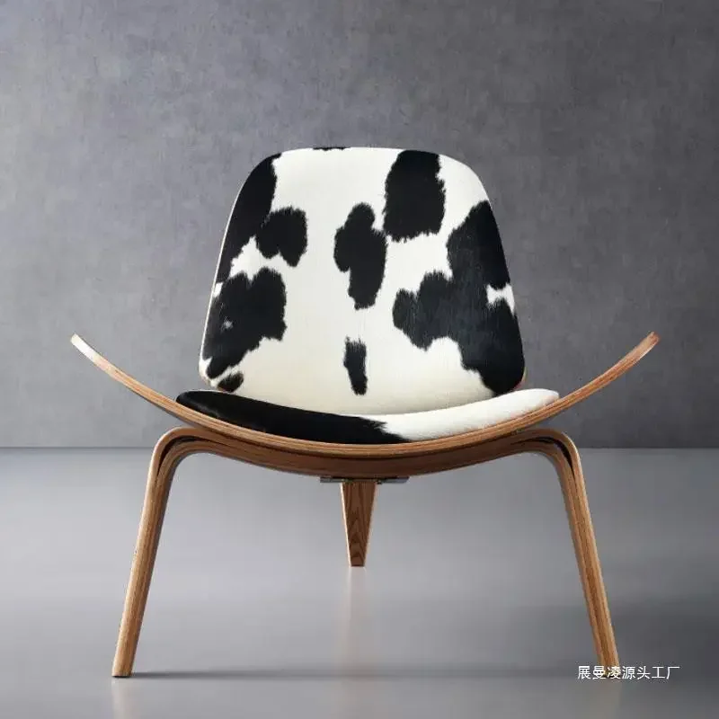 REPRODUCTION เก้าอี้ Wegner Shell, ห้องนอนและห้องนั่งเล่นเก้าอี้สํานักงาน, เก้าอี้โซฟาพักผ่อน, เฟอร์นิเจอร์ออกแบบศิลปะย้อนยุคเดนมาร์ก