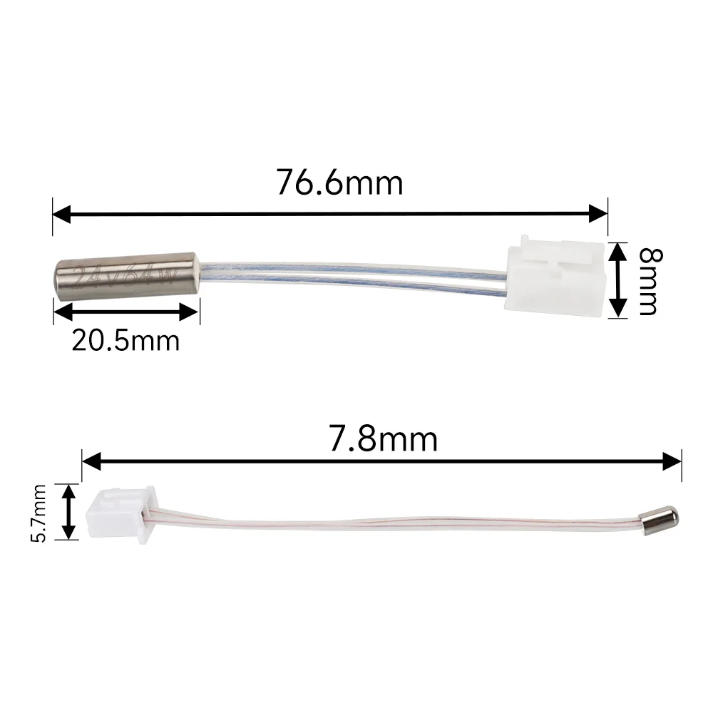 3D เครื่องพิมพ์ Hotend Kit 24V 64W หลอดความร้อน Thermistor หัวฉีด 0.4 มม.1.75 มม.สําหรับปืนใหญ่ Sidewinder X1 X2 หัวพิมพ์ Hotend Kit