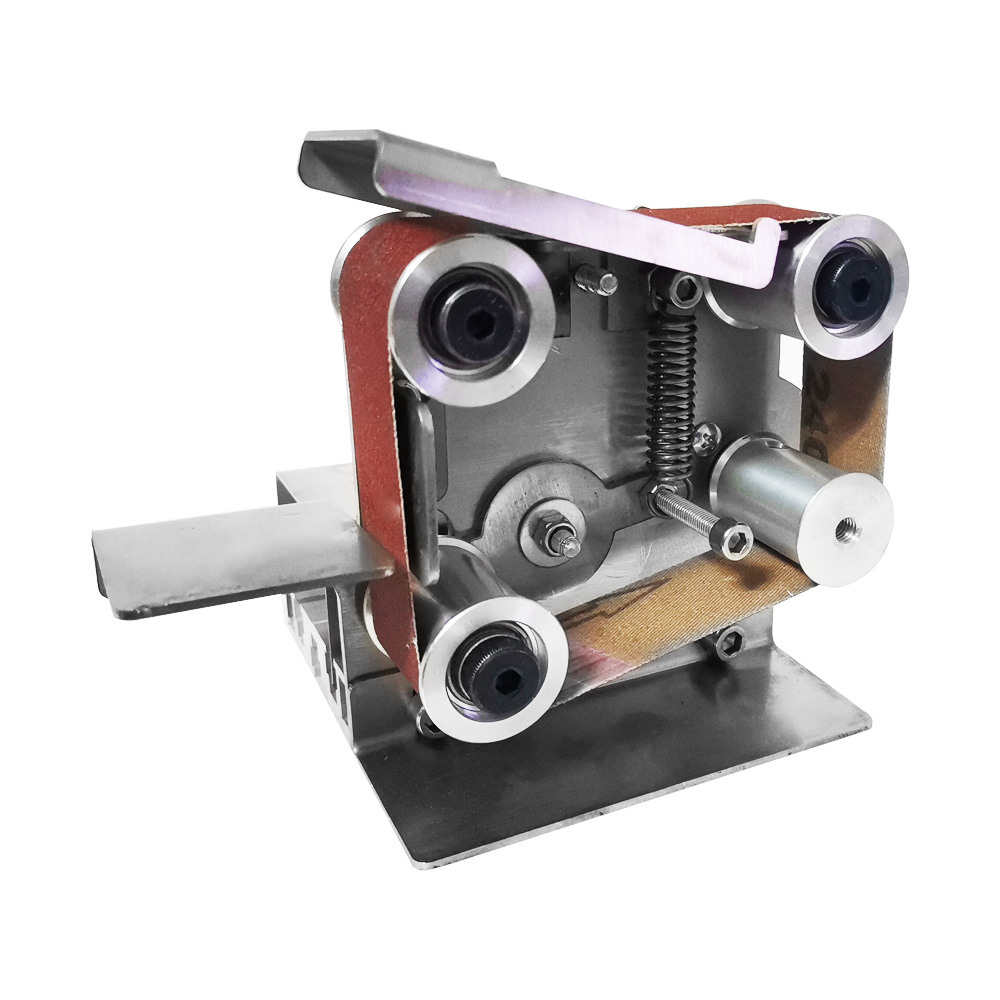 Mini lijadora eléctrica de correa, amoladora multifuncional, afilador de cuchillos DIY, 775, 110-240v, 4 ejes, velocidad Variable, herramientas eléctricas de mano