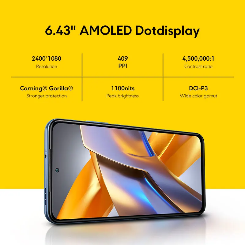 【รอบปฐมทัศน์โลก】POCO M5s Global Version 128GB/256GB NFC MTK G95 64MP AI Quad Camera 6.43" AMOLED Dotdisplay 33W