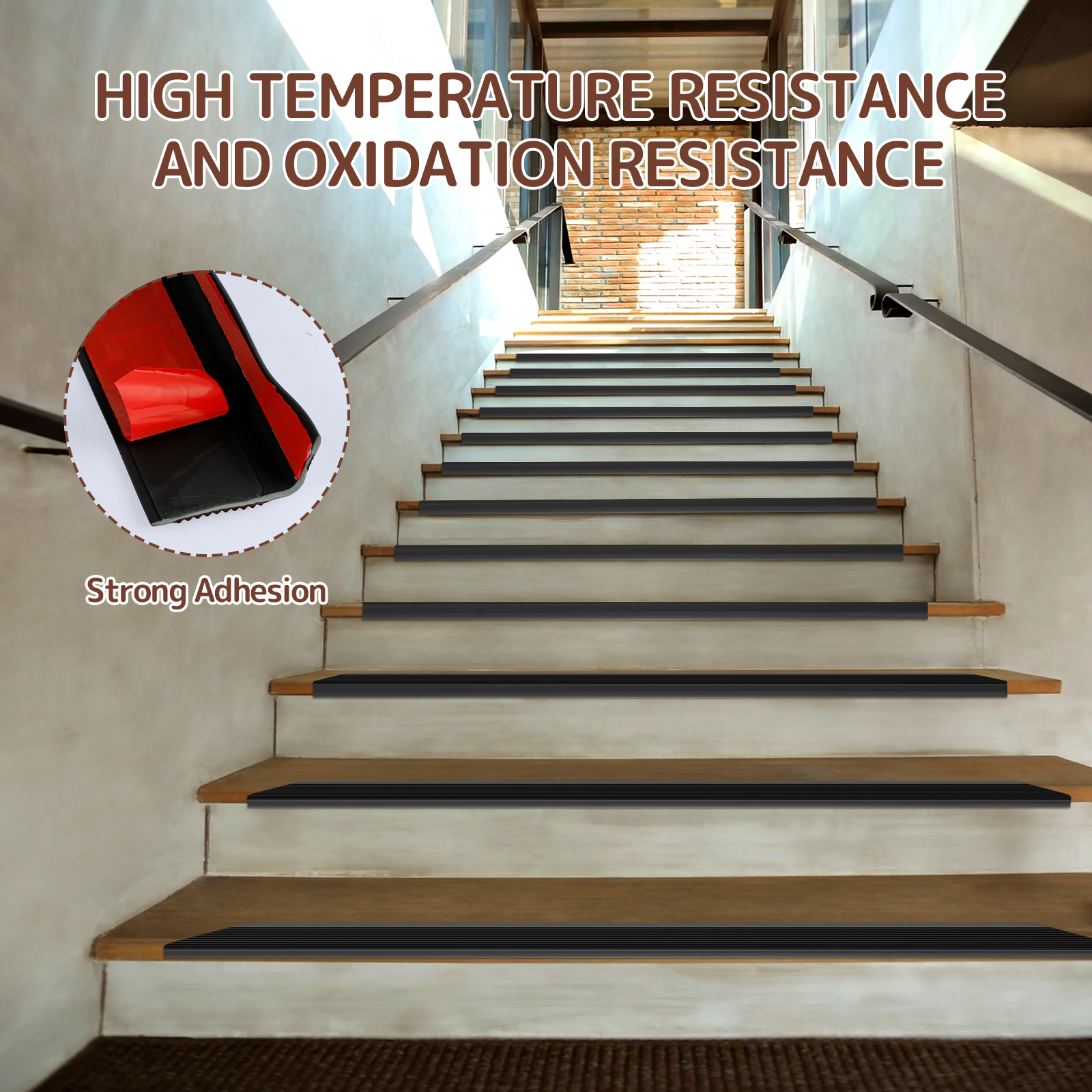 1 Roll Stair Edge Protector Soft PVC Non-slip Stair Nose Edging L-Shape Self-Adhesive Step Edge Trim Strips 2m Step Protector