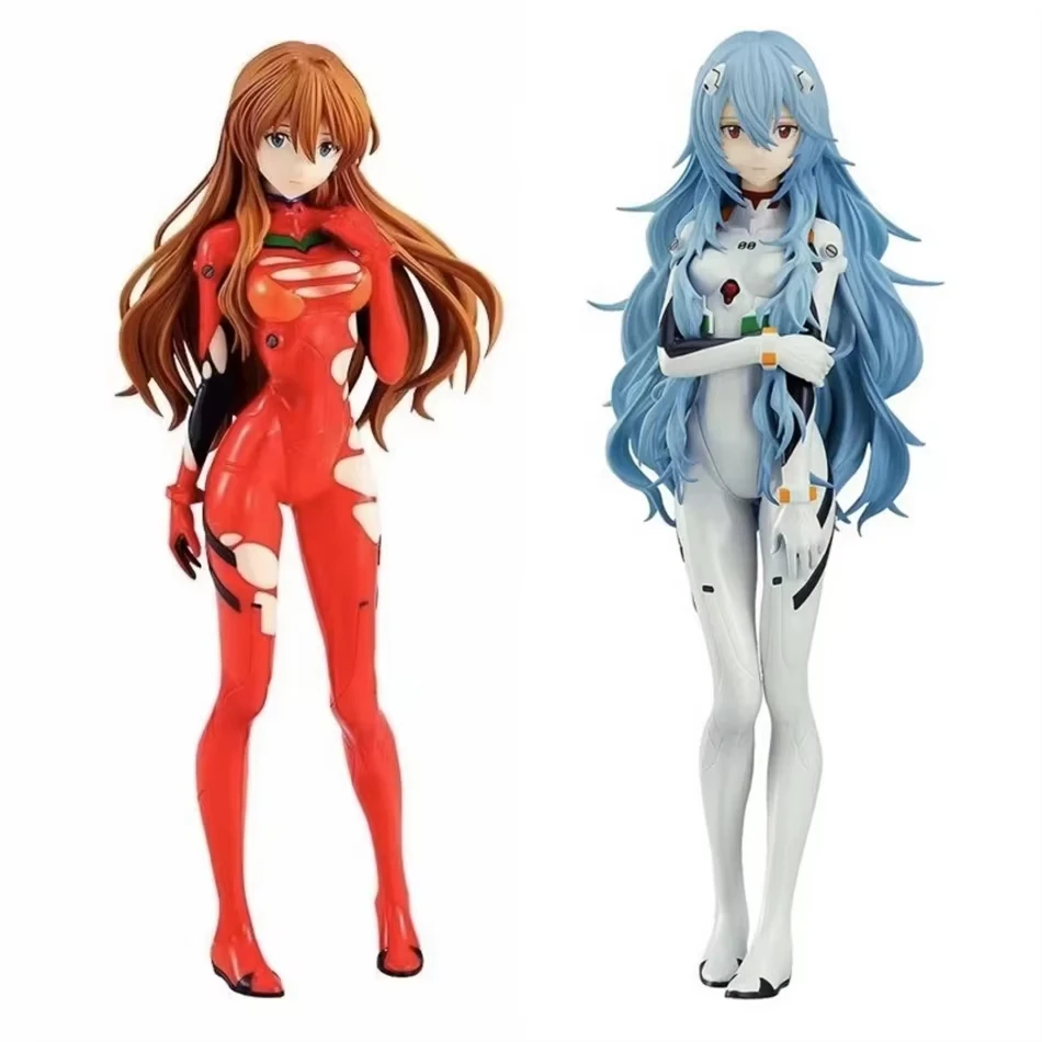 Genesis evangelion anime figura eva ayanami rei asuka modelo bidimensional chassi ornamento de mesa presente boneca brinquedos
