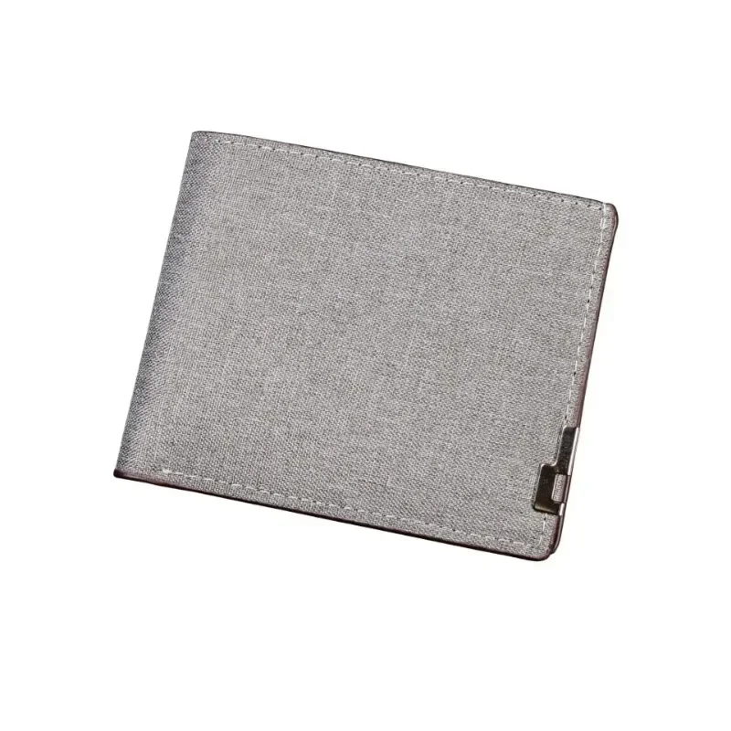 New Minimalist and Portable Denim Wallet Fashionable Versatile for Men with Large Capacity and Multiple Card Slots for Folding