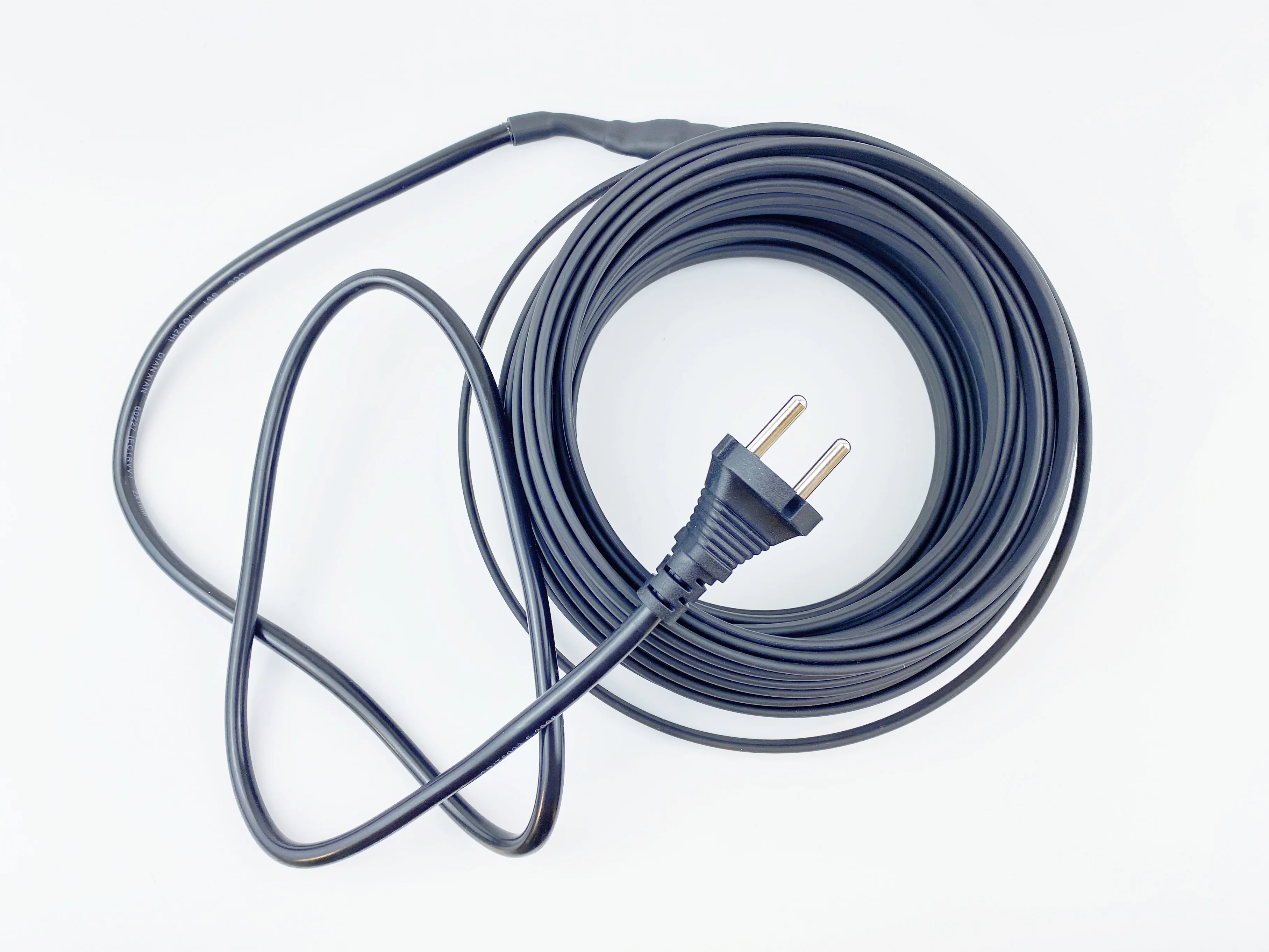 สายเคเบิลทําความร้อน 220V พร้อมปลั๊ก EU สายไฟควบคุมด้วยตนเองสายทําความร้อนสําหรับท่อน้ํา Deicing ป้องกันองค์ประกอบความร้อน