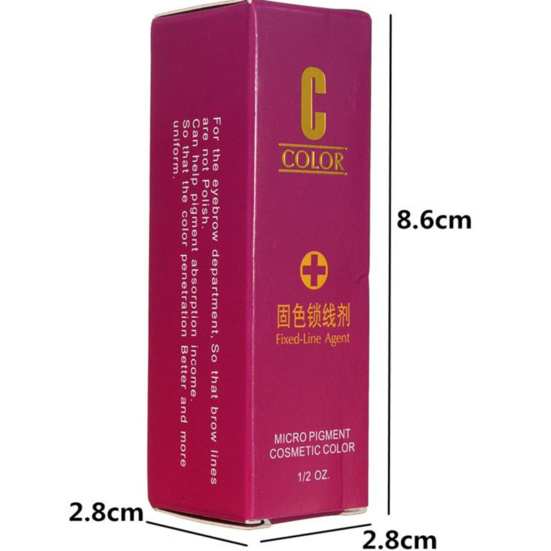 1 Uds. Agente de fijación de pigmento para cejas Microblading de 15ml, agente de línea fija, tinta de maquillaje permanente, bloqueo de Color, suministros de tatuaje