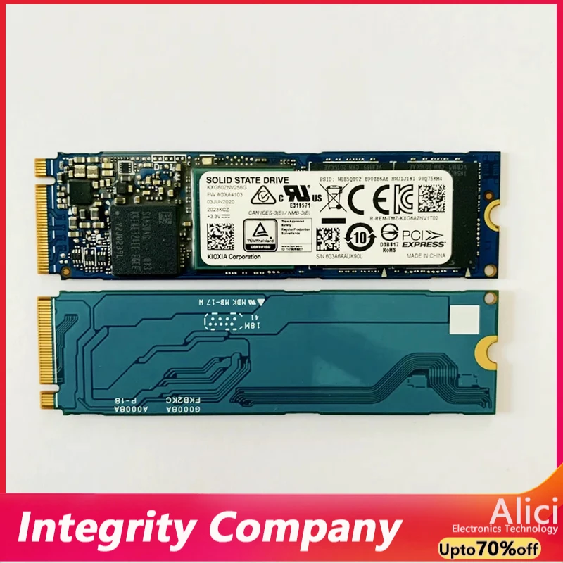 Per Kioxia XG6 2TB 1T 512G 256G M.2 2280 Protocollo NVMe PCie3.0 SSD Desktop Notebook unità a stato solido