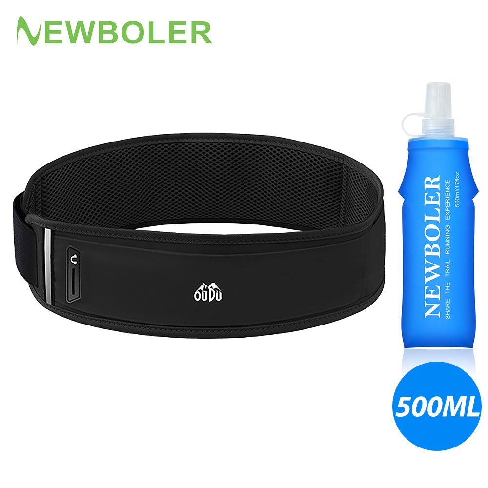 NEWBOLER Running Heuptas Heren Dames Onzichtbare Trail Running Belt Hydratatie Heuptas Telefoonhouder Gym Fitness Marathon