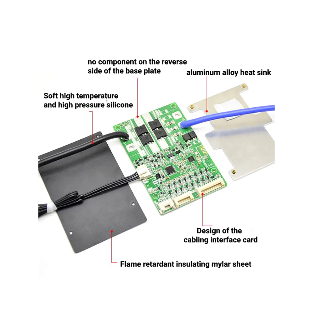 Jbd Bluetooth SMART BMS 7s a 17s 10s 13s 14s 16s lithium Battery Protection Board 24v 36v 48v 52v 60v Lithium Ion lipo 20a 40a 60a