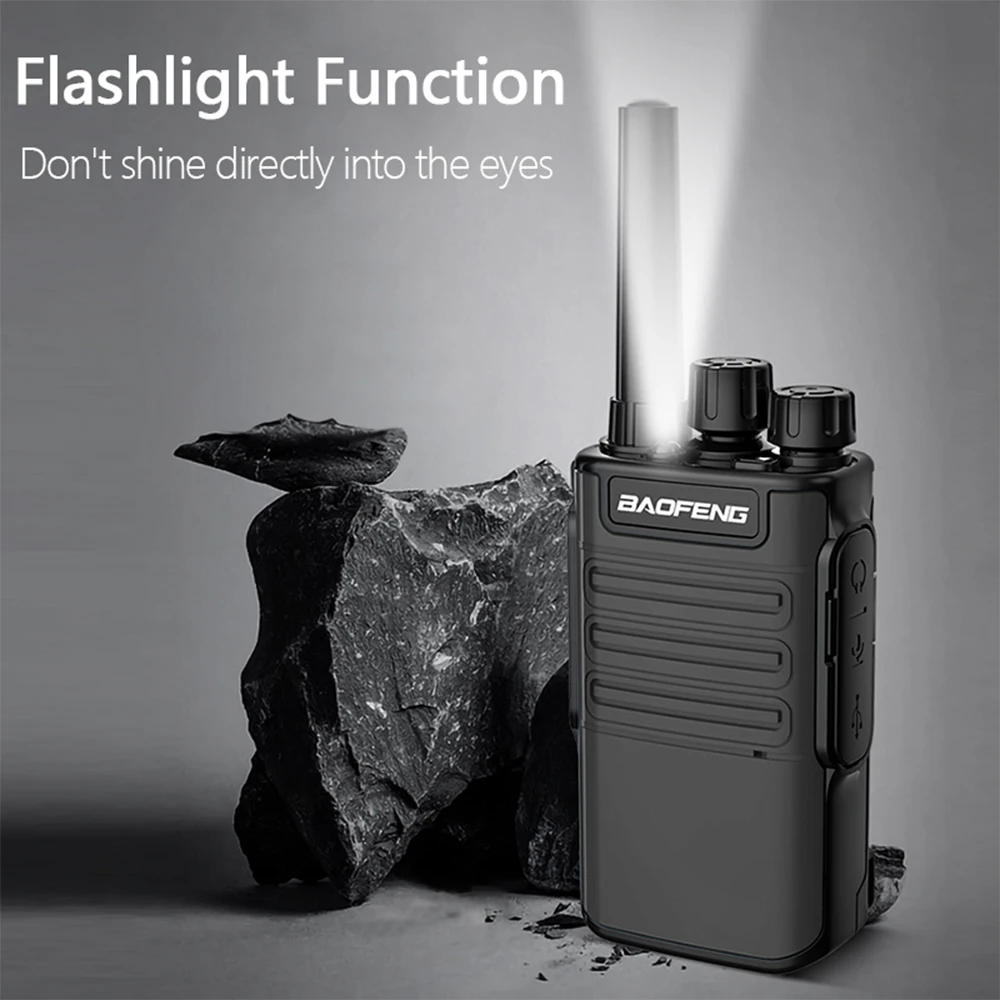 2022 Neues Baofeng Mini BF-V8 BFV8 Zwei-Wege-Amateurfunk Handheld Grau Grün Orange Gegensprechanlage UHF HF Transceiver Walkie Talkie 10 km