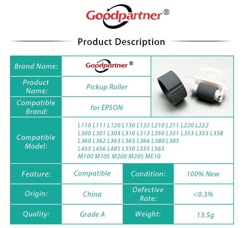 10X 1569311 1569314 Bán Con Lăn Dùng Cho Máy EPSON L110 L120 L130 L132 L210 L220 L222 L300 L310 L350 L355 L362 L365 l366 L455 L456 L360
