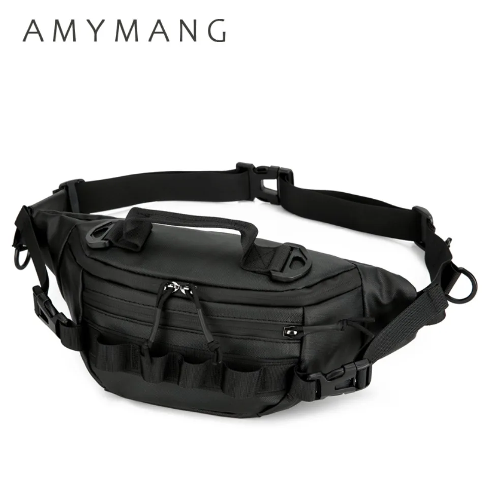 New Outdoor Waist Bag Men Multi-functional Cross-body Chest Bag Shoulder Bag High-quality Running Sport Fishing Small Waist Sac