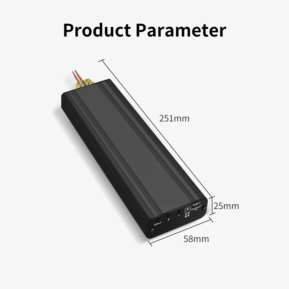 Handheld Battery Spot Welding Machine Portable 18650 Lithium Battery Nickel Sheet Nickel Strip Welding Aluminum Welding Head