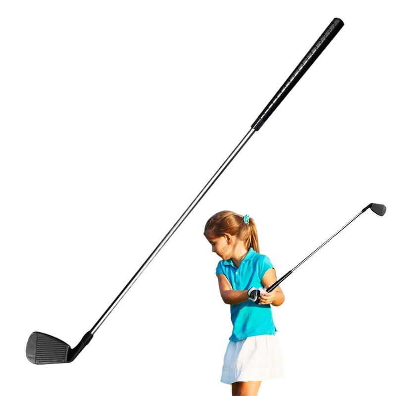 Set di mazze da golf per bambini Putter da golf leggeri in acciaio inossidabile Forniture da gioco da golf multifunzionali staccabili per ragazzi e ragazze