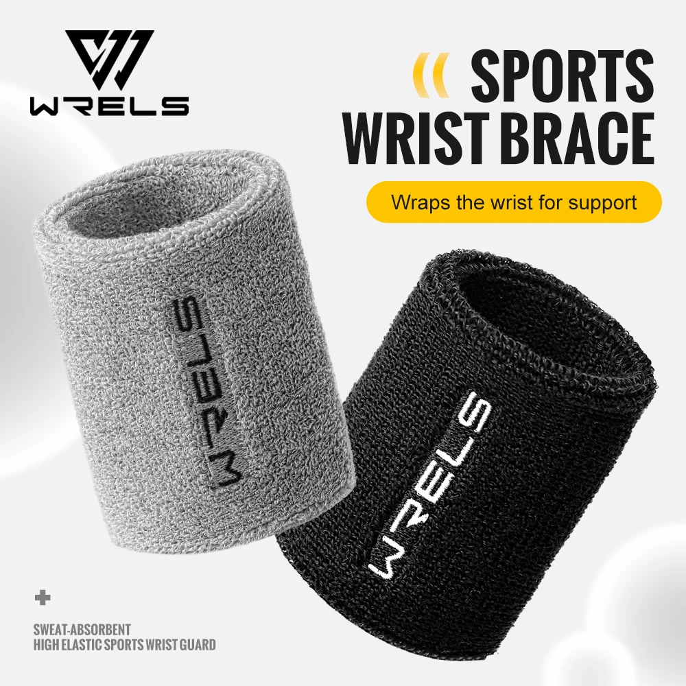 Браслеты WRELS, впитывающие эластичные браслеты для тренировок, быстросохнущие повязки на запястье для фитнеса